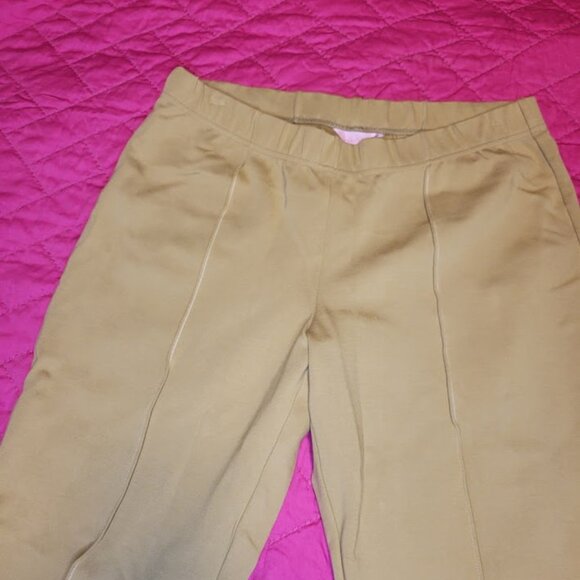 illy Pulitzer Travel Pants – Ponte, Size XL, Khaki Camel Ankle Pants - Picture 3 of 6